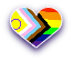 Heart proud icon